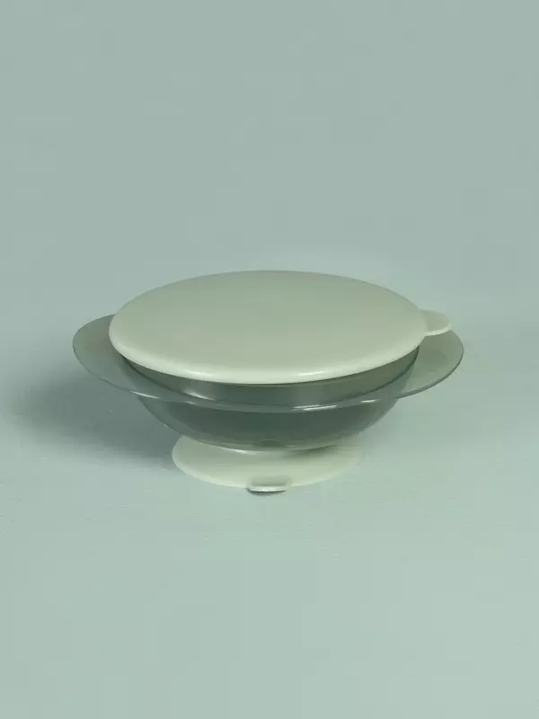 Тарелка на присоске с крышкой Rant арт. 5001 green