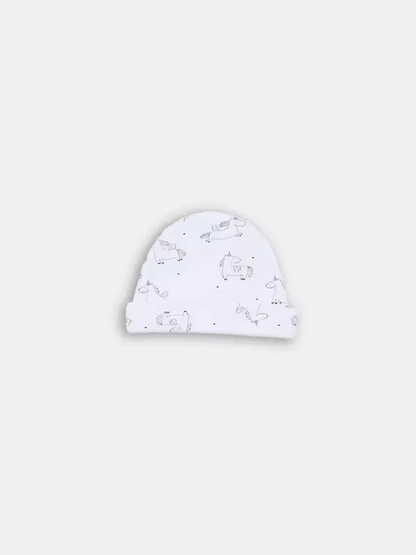 Пеленка-кокон с шапочкой Rant Basic Единорожки арт. 001284