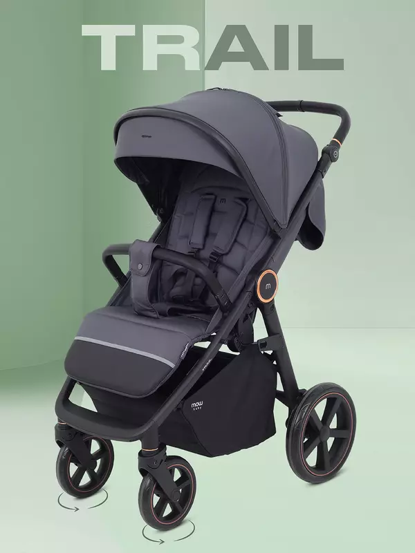 Коляска прогулочная Mowbaby Trail 2025 Graphite